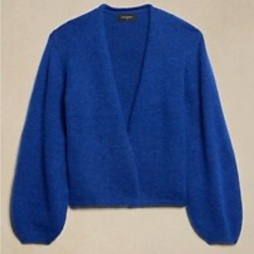 Banana Republic Royal Blue Women's Open cardigan